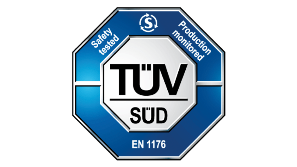 TÜV SÜD EN 1176 öryggisvottun